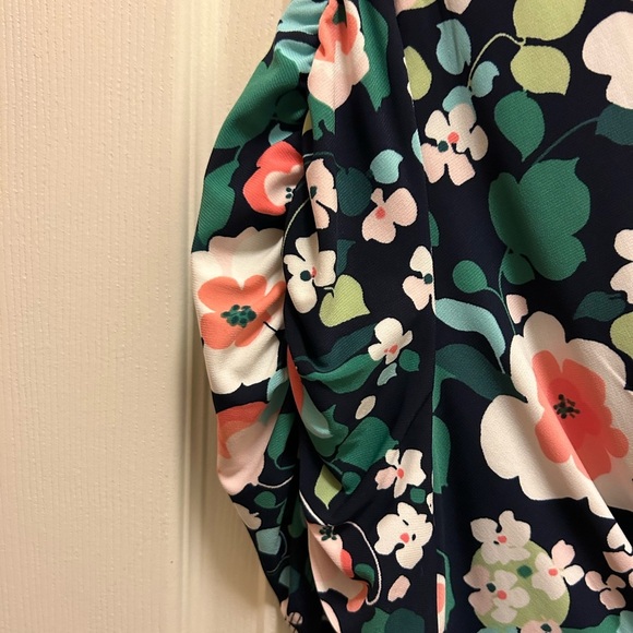 Tommy Hilfiger NWT Sz 8 Navy Blue & Multi Color Floral Dress - Picture 7 of 15